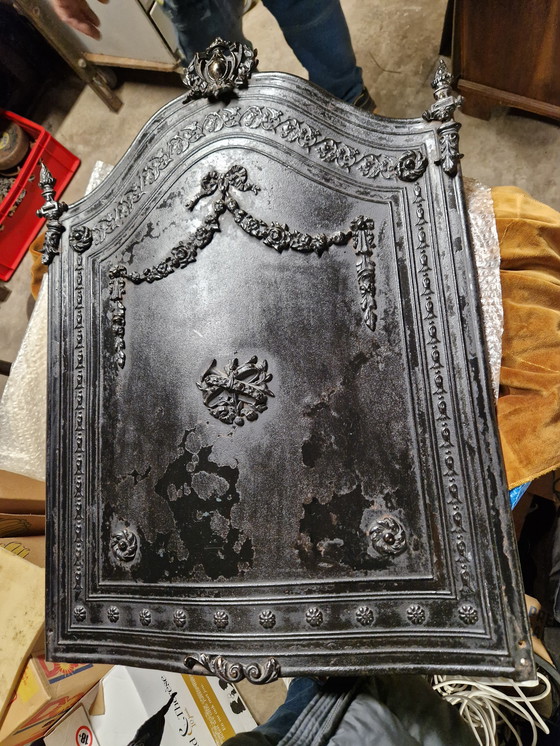 Image 1 of Old French fire screen