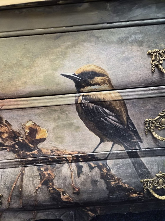 One-of-a-Kind Bird Chest of Drawers – Hand-Finished Art Furniture – Luxdekor, Wood (photo 5 of 5)
