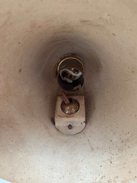 Image 1 of Jacques Biny, Frankrijk, 1950, dubbele verstelbare wandlamp van gepatineerd messing.