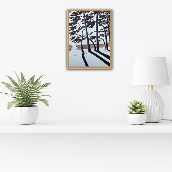 Image 1 of Encre sur papier encadré 40x30cm