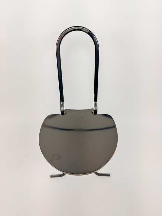 Image 1 of Sedia pieghevole Dafne nera di Gastone Rinaldi - anni '70