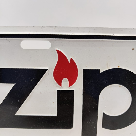Image 1 of Zippo advertising sign / metal sign