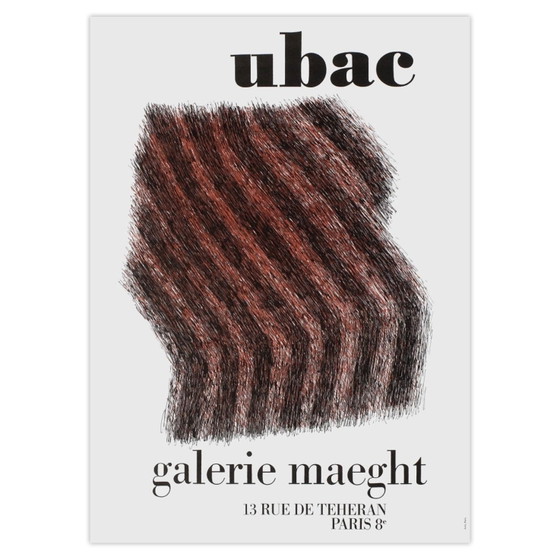 Image 1 of Raoul UBAC Expo - Galerie Maeght-poster 1972