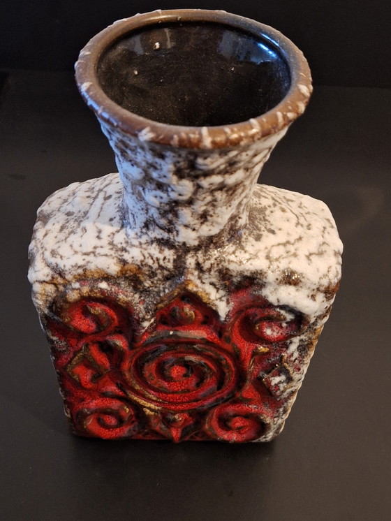 Image 1 of Vintage U Keramik Ubelacker Fat Lava Vaas