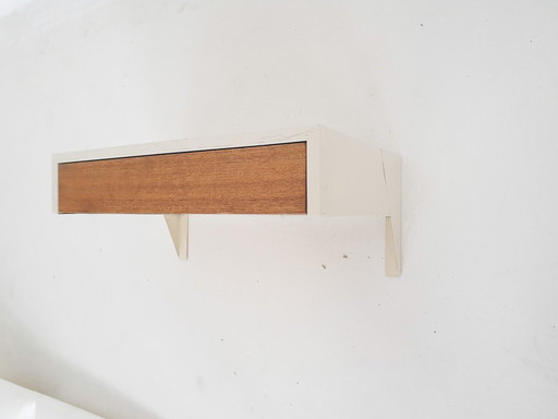 Martin Visser pour 't Spectrum DD01 "Bergeyk" Étagère murale ou table de nuit, Pays-Bas 1956