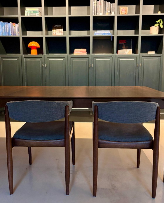 Image 1 of Ensemble de magnifiques chaises en corne de vache du milieu du siècle