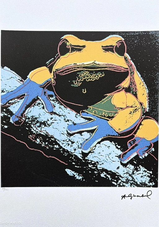 D'après Andy Warhol, Rainette arboricole, années 1980, lithographie