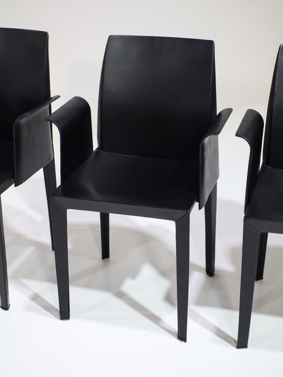 Image 1 of 4x Sillas de comedor Poltrona Frau Lola diseño italiano