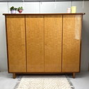Armoire Vintage Midcentury 4 Portes Brillante Armoire