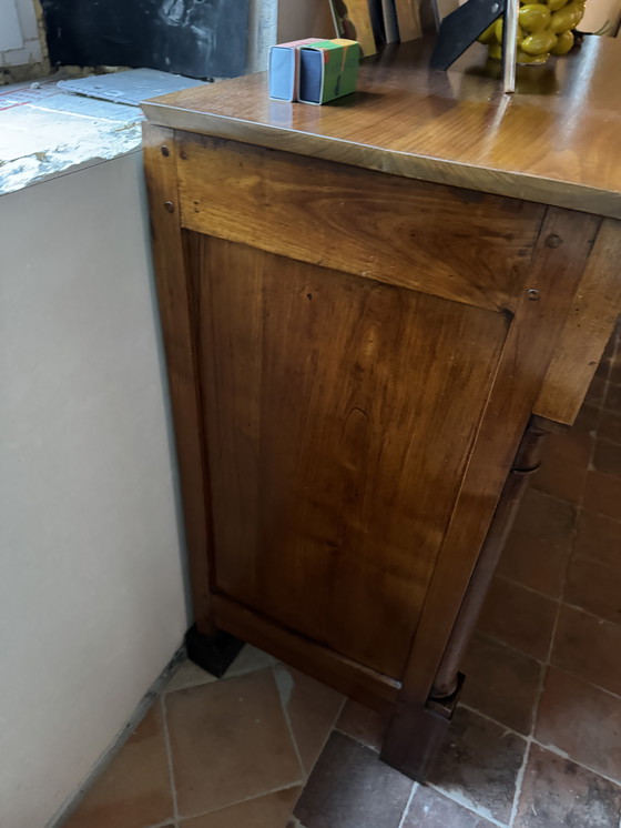 Image 1 of Antique English Chest of Drawers Sideboard