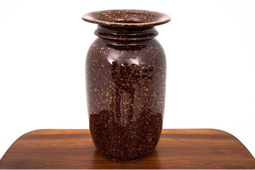 Grand vase en grès, Pologne, années 1960