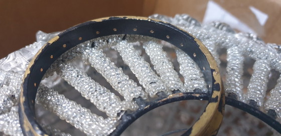 Large Rare Empire Style Kasbah Pendant lamp Crystal, Metal, Transparent (photo 31 of 36)