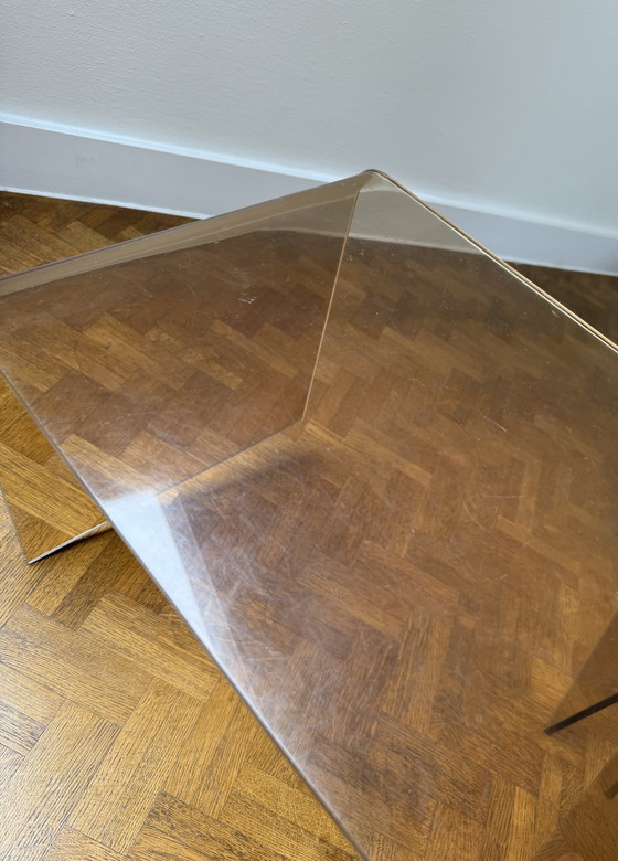 Image 1 of 3x Beistelltisch plexi verre fumé