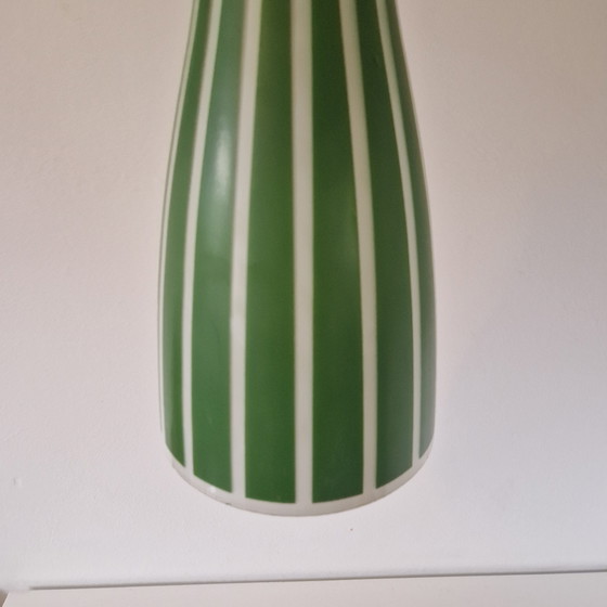 Image 1 of Lampada a sospensione in vetro vintage lampada a sospensione verde