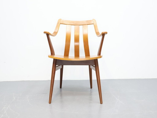 Vintage Stoel Teak Plywood