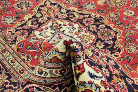 Image 1 of Tappeto persiano originale Keshan, Kashan Rosso 370 x 260 cm Ottime condizioni Classico