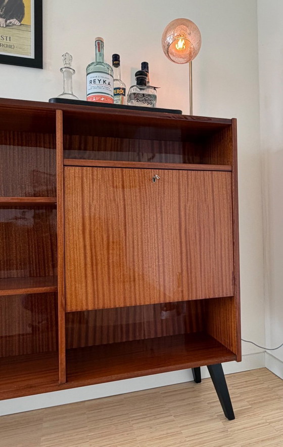 Image 1 of Barkast in mid-century modern stijl uit de jaren 60 - Nederlands