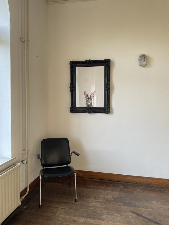 Image 1 of Poster of drawing in French frame