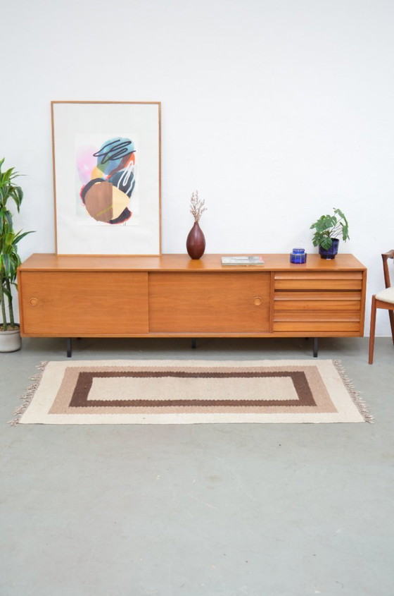 Image 1 of Vintage lowboard, sideboard, TV cabinet, chest of drawers, mid-century 1960s