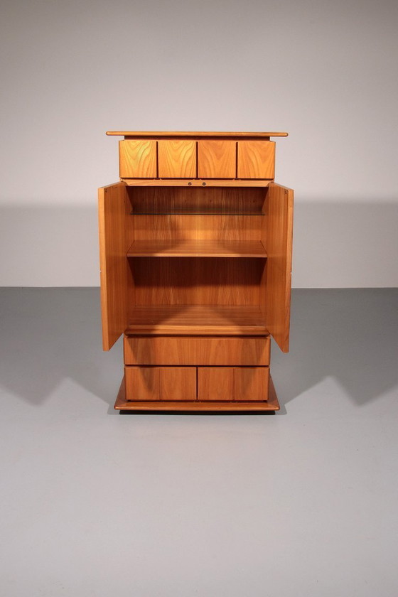 Image 1 of Iconic Italian Design Cabinet “Il Cerniera” by Silvana Arcelli Montanari for Tonelli (1970s)