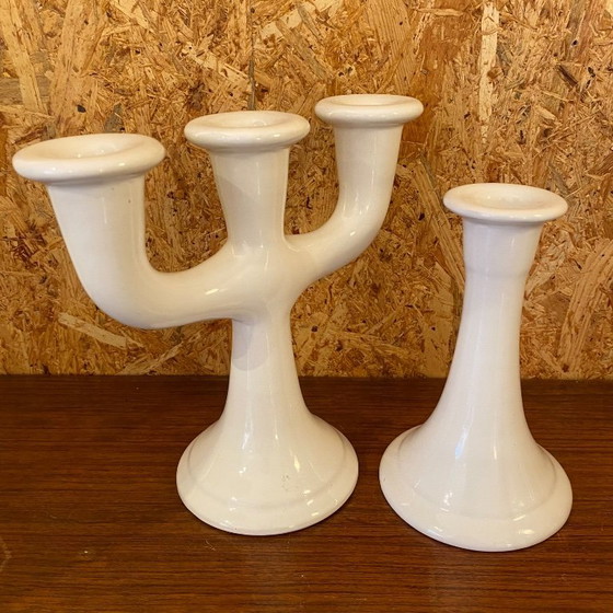 Image 1 of 2 candelabros Asbo Stentøj Dinamarca