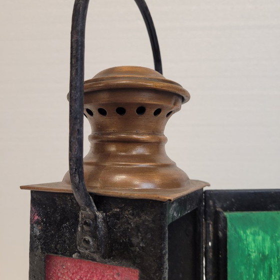 Image 1 of Linterna técnica ferroviaria, H. Luchaire, años 20 - Francia