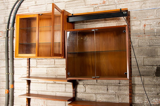 Image 1 of Une étagère modulable Danoise en teck par Poul Cadovius pour Cado 1960.