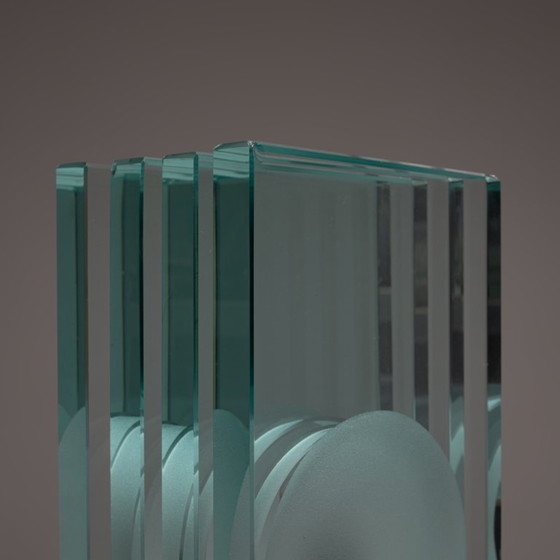 Image 1 of Glass Table Lamp by Giorgio Reggiori for Gallotti & Radice