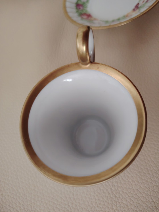 Image 1 of Weimar Porzellan Mocca Tasse Sammeltasse 