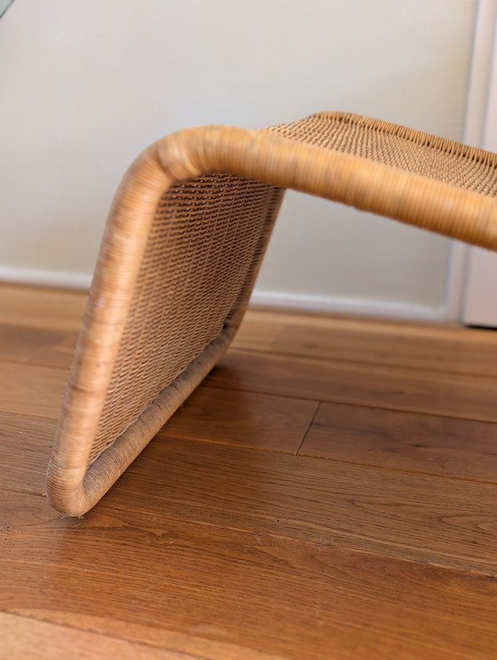 Image 1 of Vintage IKEA Hestra rotan loungestoel – jaren 80