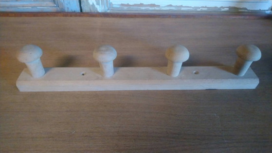Wandkleiderständer aus Buche – Wood, Vintage (photo 3 of 7)