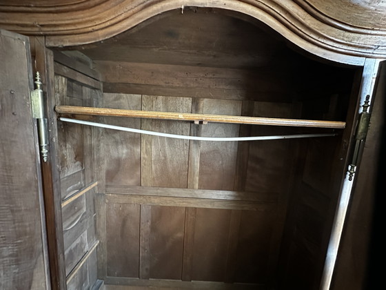 Ropero alsaciano Luis XV de nogal macizo, siglo XVIII – Armoire Alsacienne 18 e siècle, Wood, Vintage (photo 3 of 15)