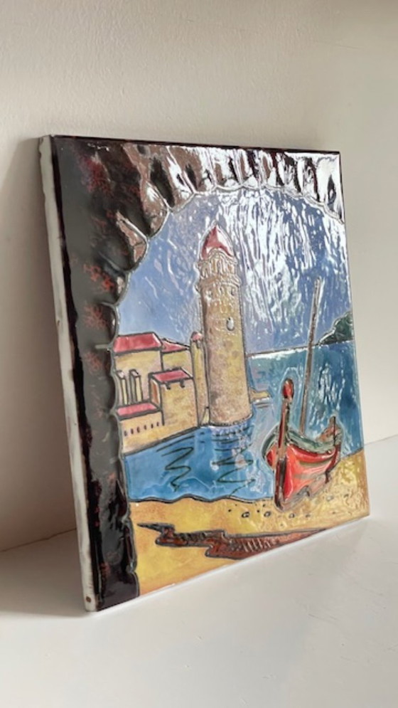 Image 1 of Decorazione murale in ceramica vintage