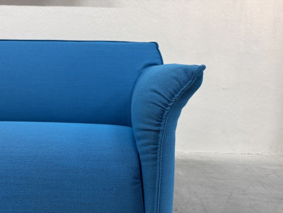 Image 1 of Leolux Mayon 3-Sitzer-Sofa, blaues Sofa