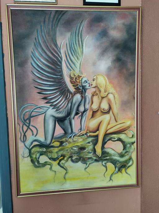 Canvas Painting: Sirens Song
