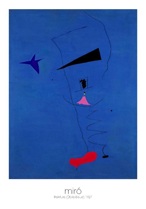Stella blu 1927 - Joan Miro - 70 x 100 cm