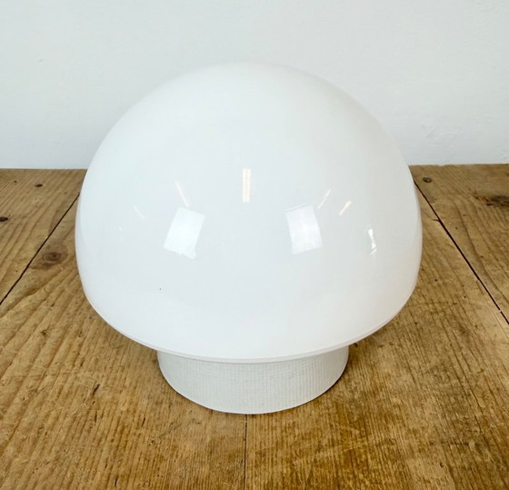 Lampadario vintage in porcellana bianca, anni '70 – Plafoniere, Ceramic, Glass (photo 4 of 12)