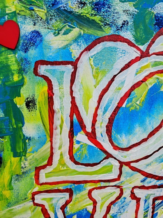 Image 1 of Enzo SAN MARCO - Love Inclusive 2 ® - Urban Jungle - Artist's painting