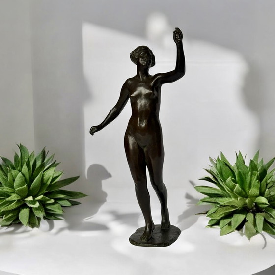 Image 1 of Magnificent Rare Art Nouveau Bronze Circa 1900, Nude Woman