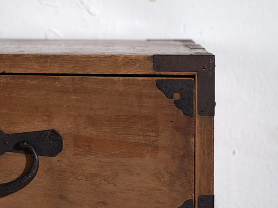 Antique Japanese Tansu - Meiji Period / Taishō (c. ) #28 – Chest of drawers, Iron (photo 36 of 40)