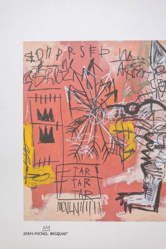 Image 1 of Jean-Michel Basquiat. Serigrafia numerata a colori. 1990 circa.