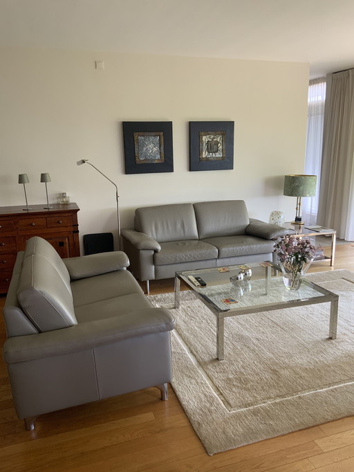 Musterring leather sofa set 2-seater and 2.5-seater