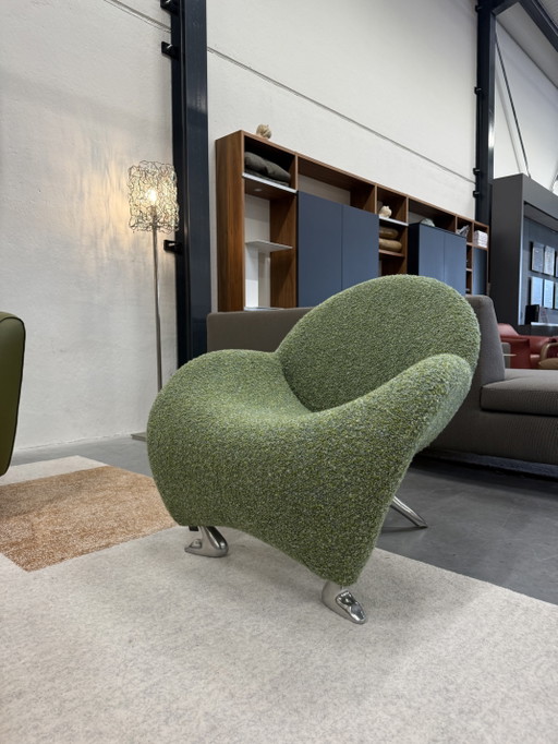 Leolux Papageno Fauteuil Tissu Vert