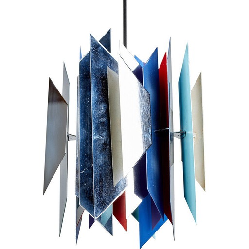 Lampe suspendue vintage "Divan-2" par Simon P. Henningsen pour Lyfa, 1960