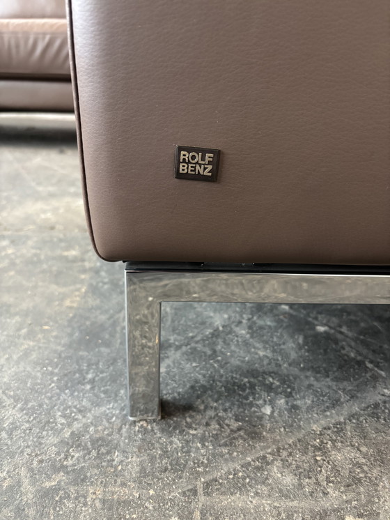 Image 1 of Rolf Benz EGO Ledergruppe Couch Sessel 
