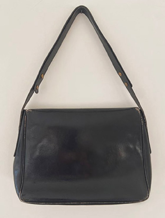 Borsa a mano in pelle nera, modello Delvaux – Altre borse, Calfskin (photo 2 of 5)