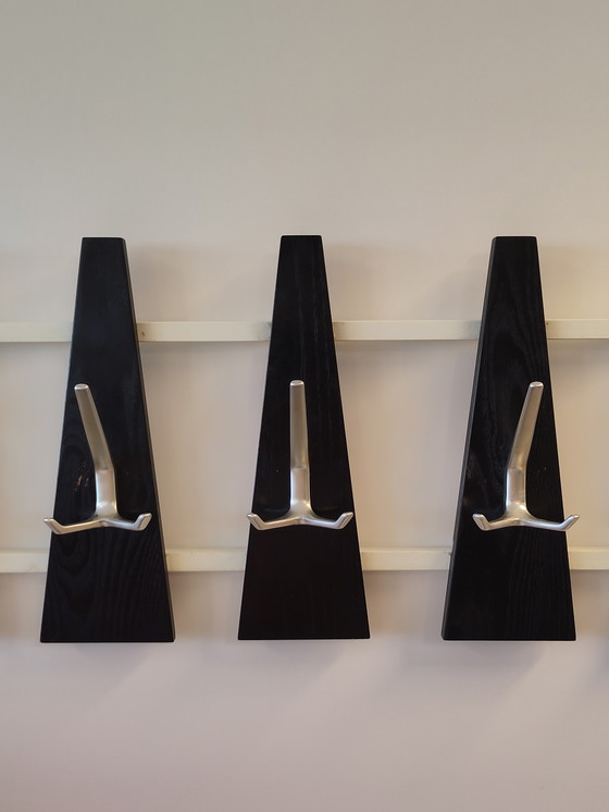 Image 1 of Vintage coat rack wood metal