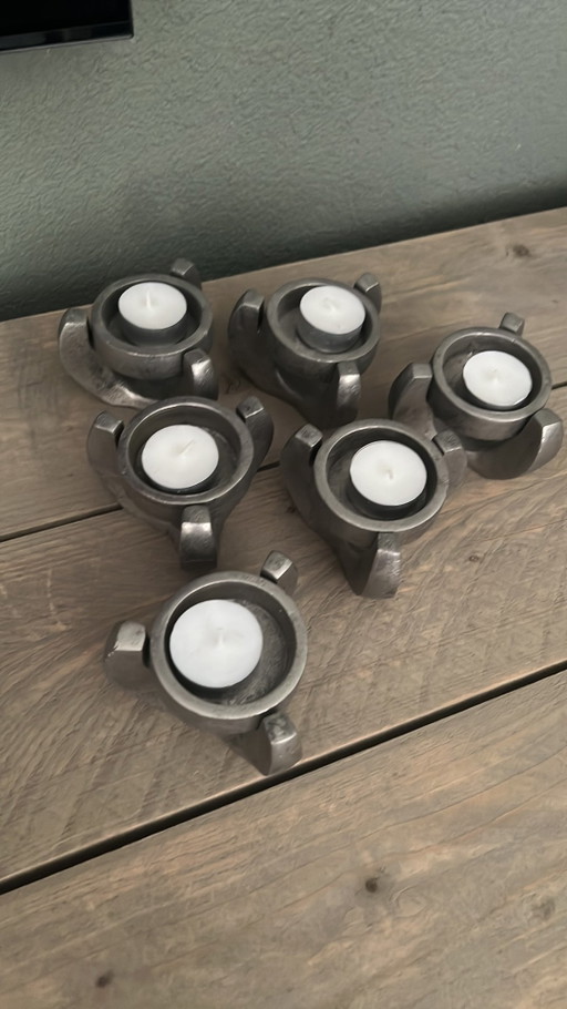Accessori per la casa Portacandele – kandelaars en kaarsen, Aluminium