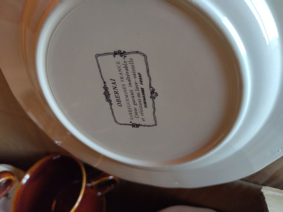 Vaisselle Obernai – Sarreguemines, Céramique, Porcelaine (photo 7 of 10)