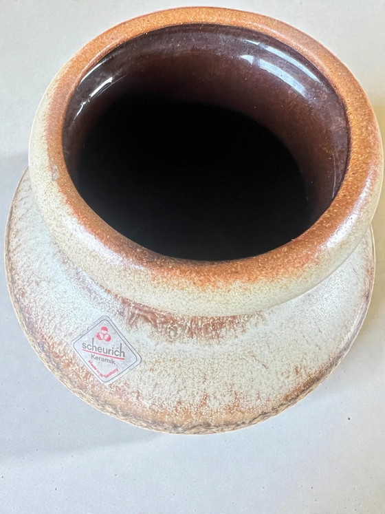 Vintage Scheurich Fat Lava Vaas 291-20 Uitstekende Staat circa – Vazen, Ceramic, Mid Century Modern (photo 5 of 8)
